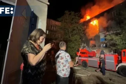 Rusia lanza masivo ataque con 134 drones y tres misiles a Ucrania
