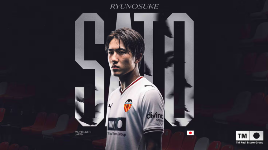 Sato se convierte en el primer jugador japonés del Valencia