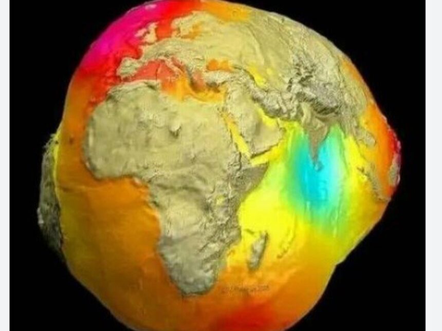 La NASA revela la forma real y geoidal de la Tierra