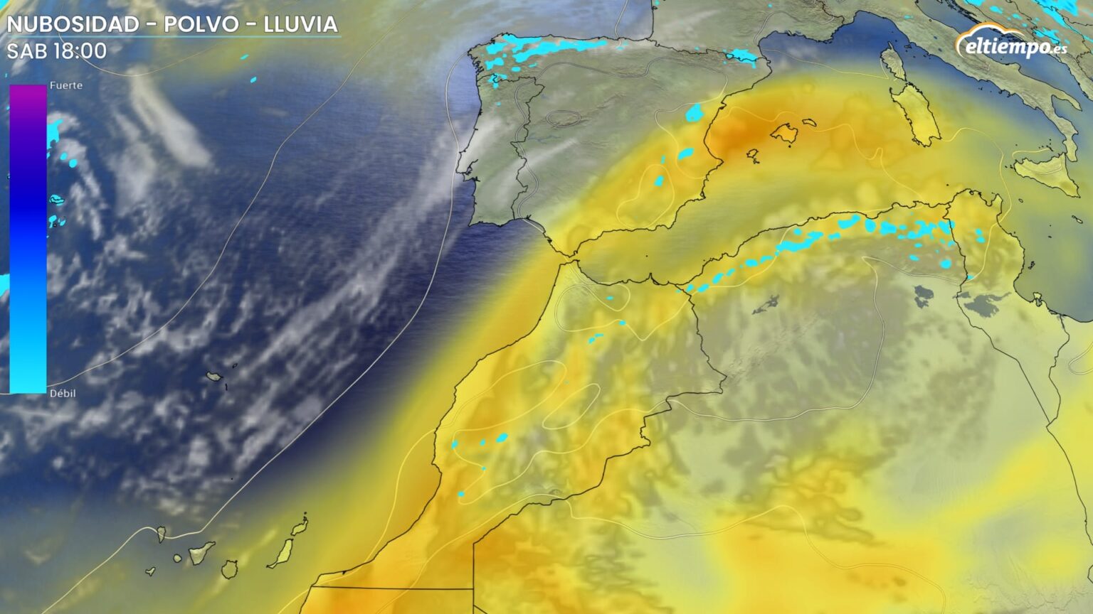 Calima y fuertes tormentas afectaran a estas zonas especificas