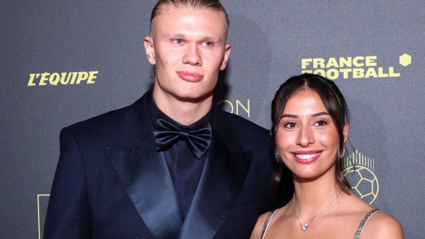 El romance de Erling Haaland con su novia modelo