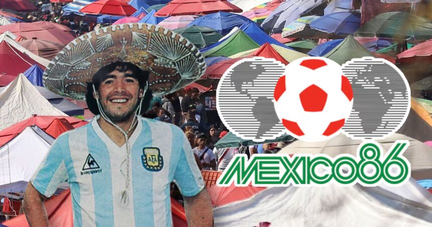 Cuando Argentina vistio camisetas de Tepito en el Mundial de 1986