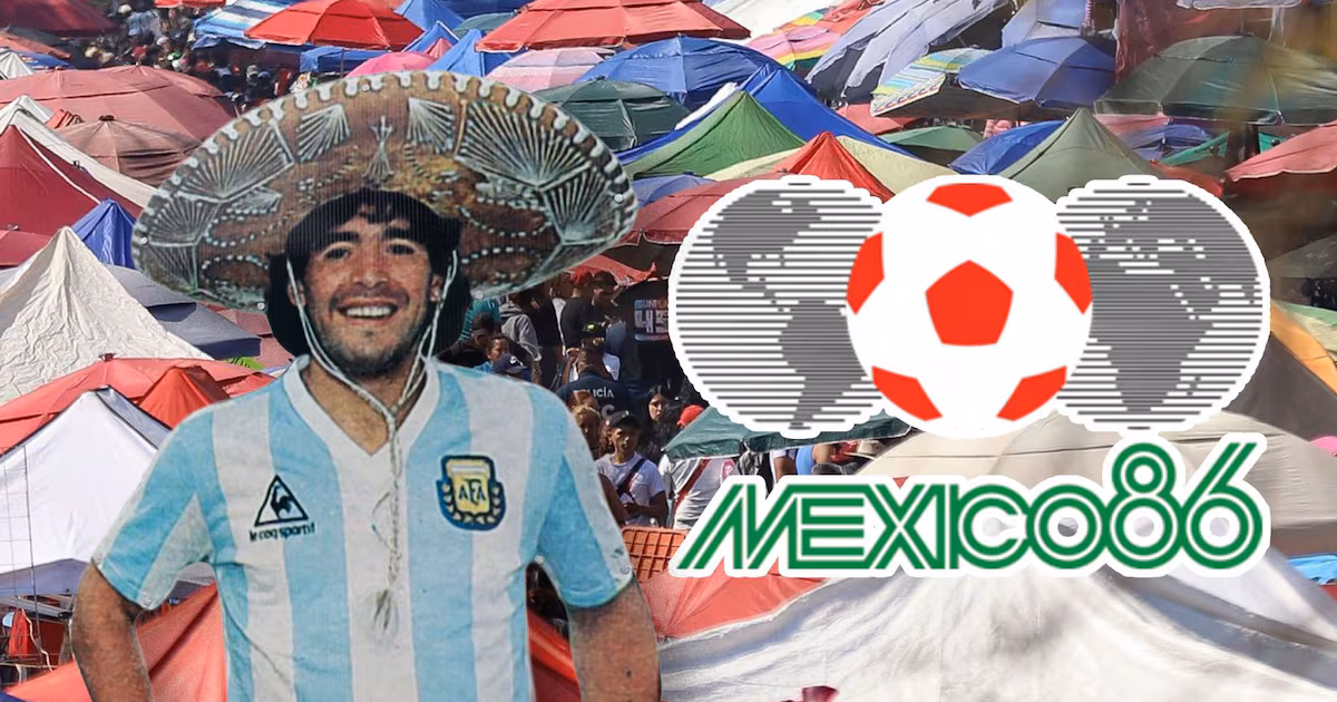 Cuando Argentina vistio camisetas de Tepito en el Mundial de 1986