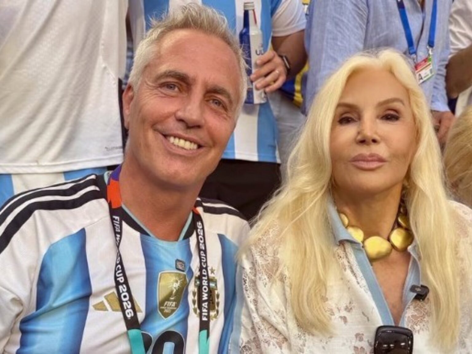 Susana Gimenez y Marley celebran con euforia el triunfo argentino