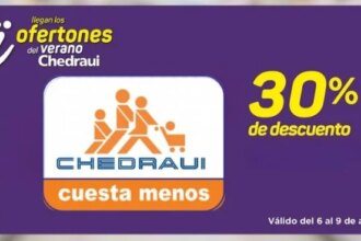 Chedraui: 30% off selectos hasta el 9/8.
