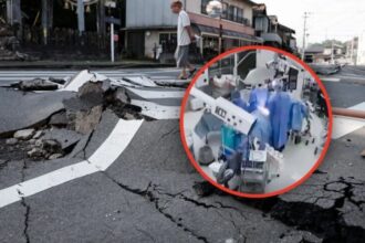 Cirugía de emergencia durante sismo en Japón: imágenes.