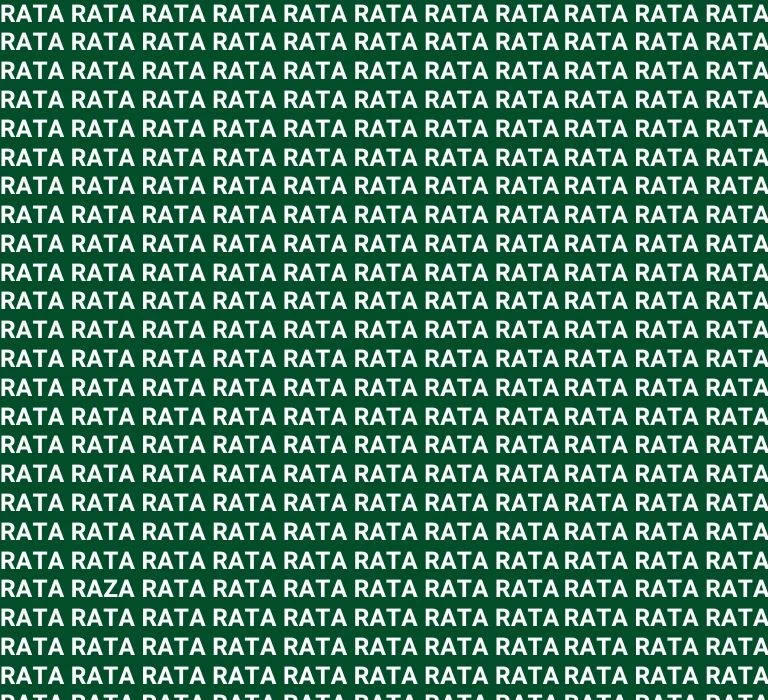 Imagen de un reto visual con letras.