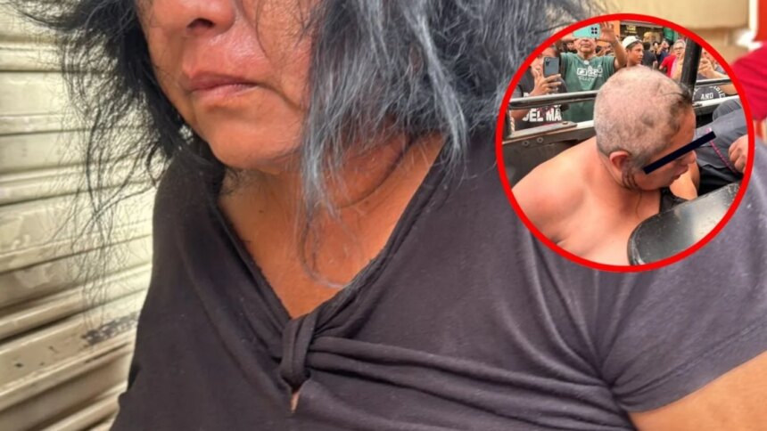 Agotada de robo en Tamaulipas, mujer agredida y rapada en Tampico.