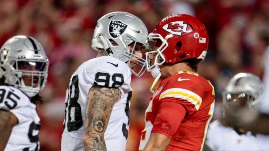 Invictos Chiefs/Raiders en peligro.